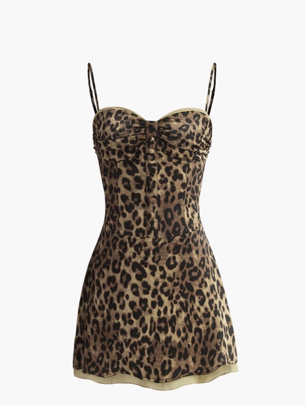 Commence Leopard Print Slip Dress. Size L